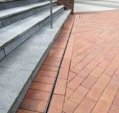 Caniveau caché à fente Centré Acier galva A15