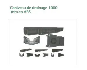 Caniveau ABS