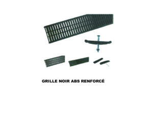 GRILLE ABS NOIR RENFORCÉE 1000