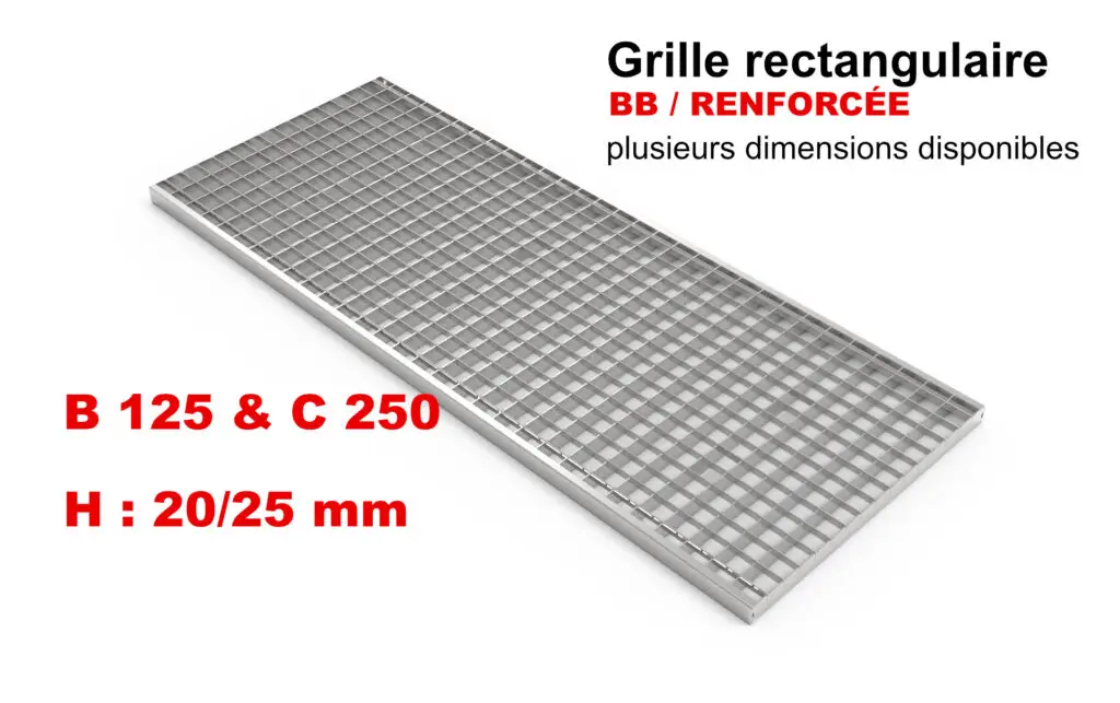 GRILLE caillebotis B125