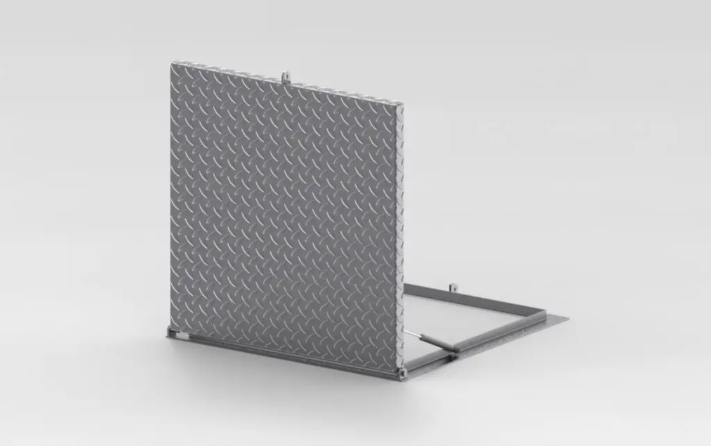 Trappe de visite à vérin 1000 x 1000