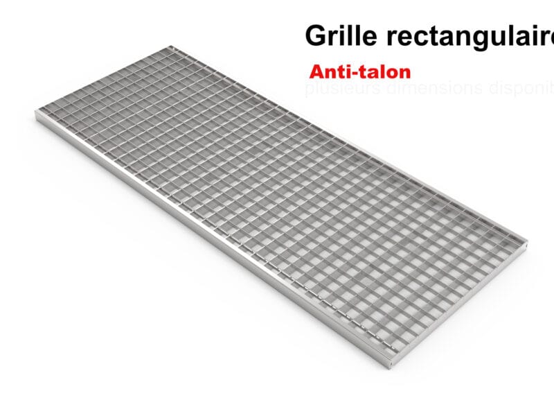 Grille caillebotis anti-talon