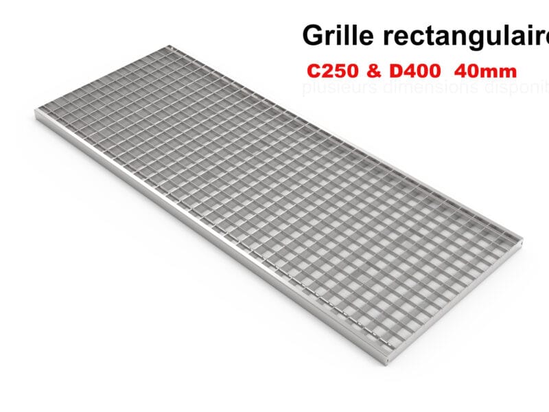 Grille Caillebotis Rectangle C250 & D400