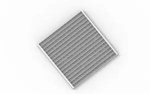 Grille acier inox