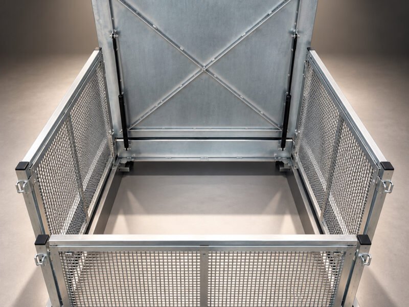 Trappe hydraulique à carreler A15 avec Garde corps